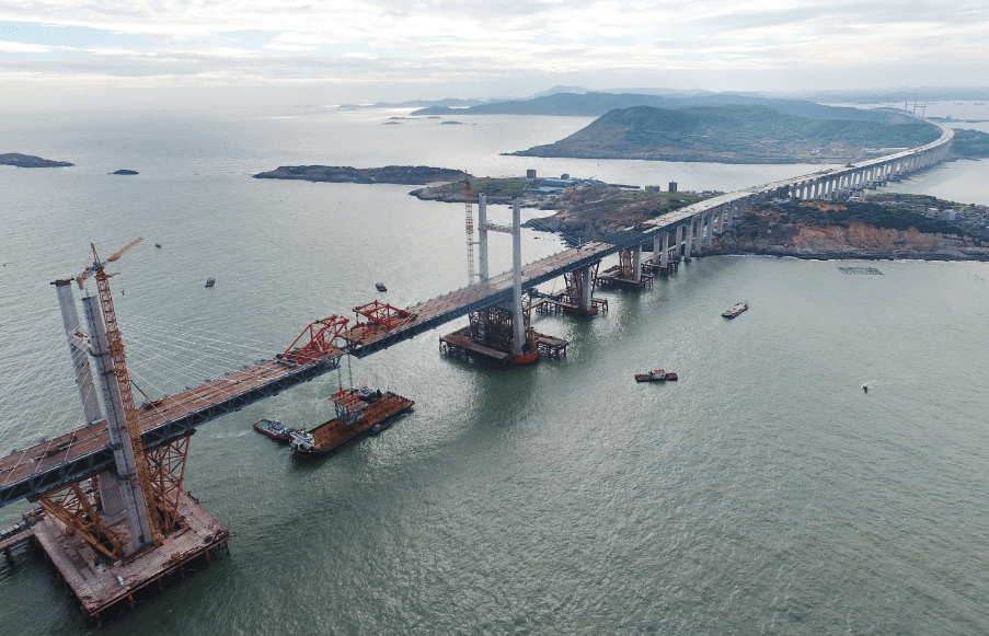 平潭海峡大桥,中国桥梁建设超级工程,世界最长跨海峡公铁大桥5