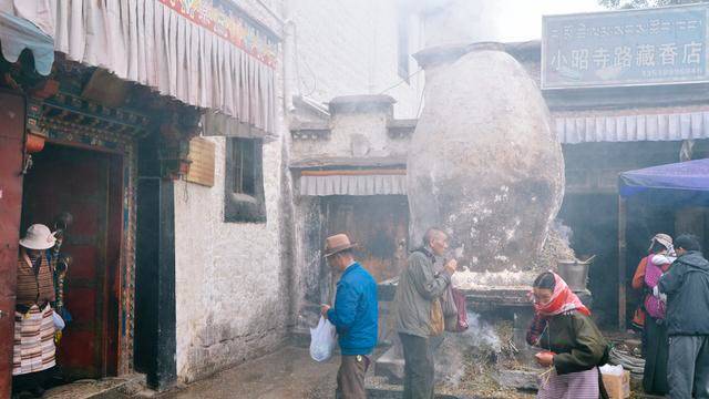 拉萨色拉寺,雨天参观也很美4