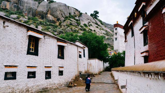 拉萨色拉寺,雨天参观也很美35