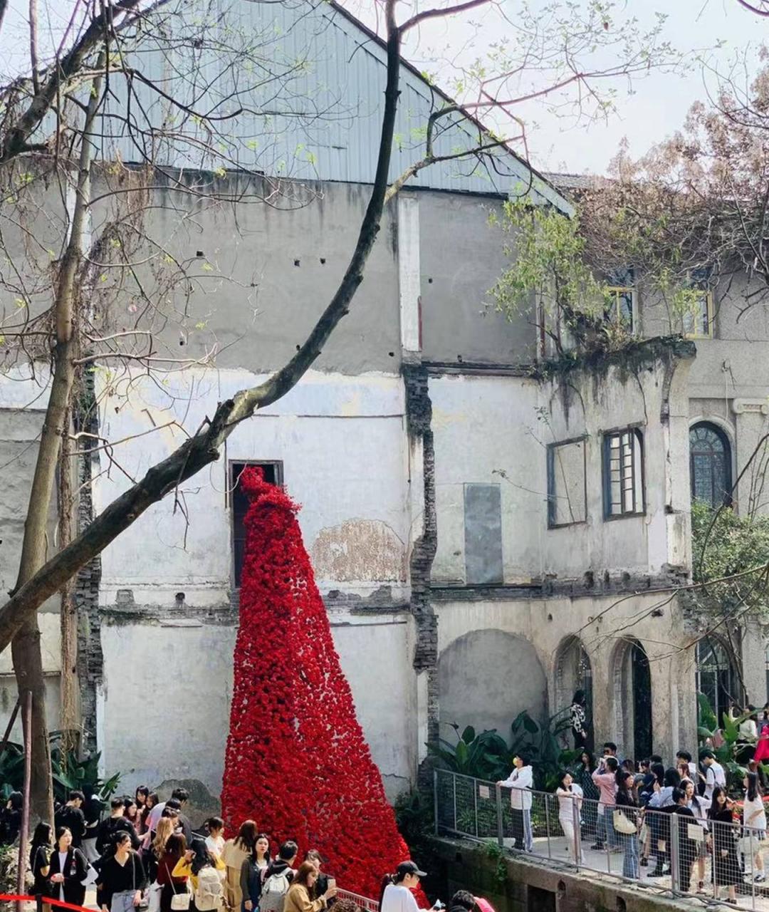 重庆春季出游攻略:迎来新生的山城巷,荒野花园里游客络绎不绝12