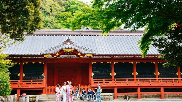 鹤岗八幡宫,镰仓地标建筑物,十分古朴14