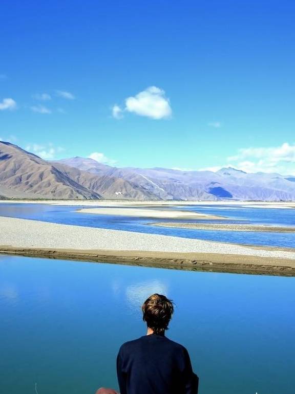 西藏旅游：冬天来西藏，竟然能看到这种画面1