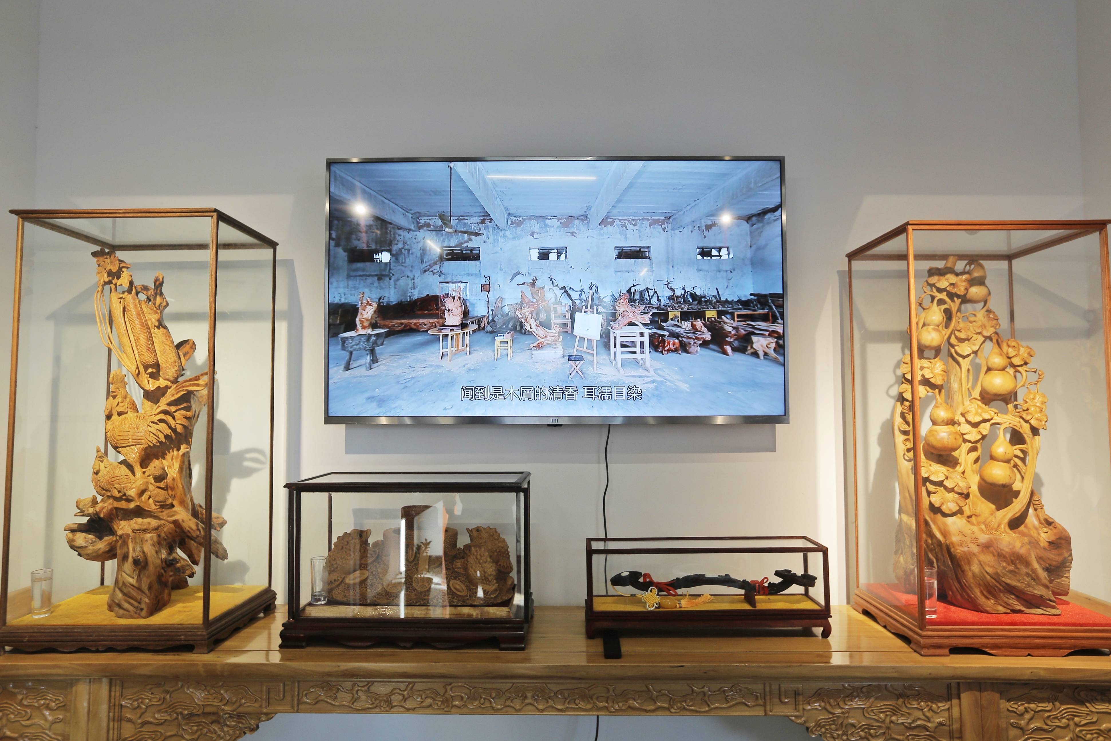 石家庄有一座木雕艺术馆,免门票,这样的非遗文化很多游客没见过2