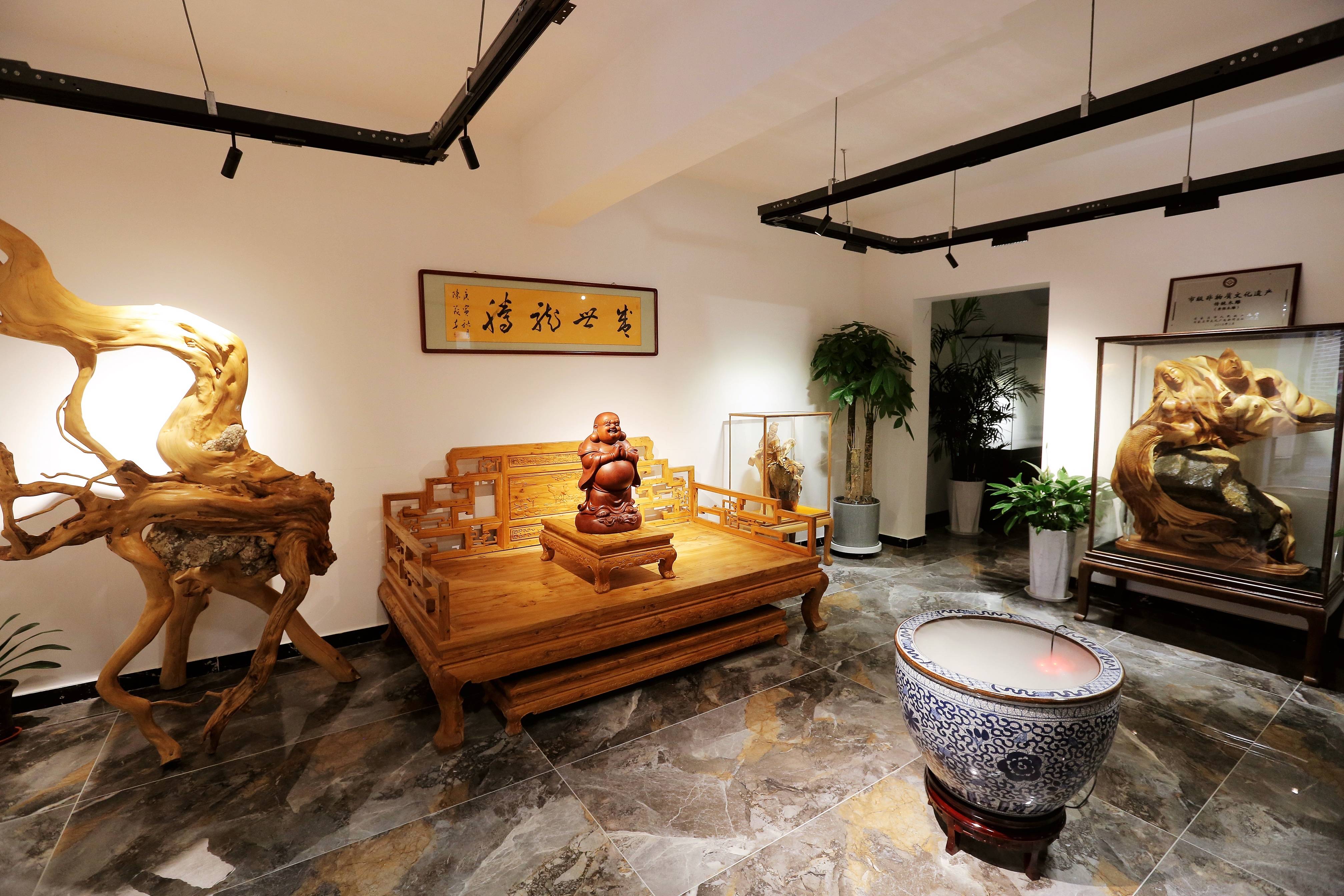 石家庄有一座木雕艺术馆,免门票,这样的非遗文化很多游客没见过3