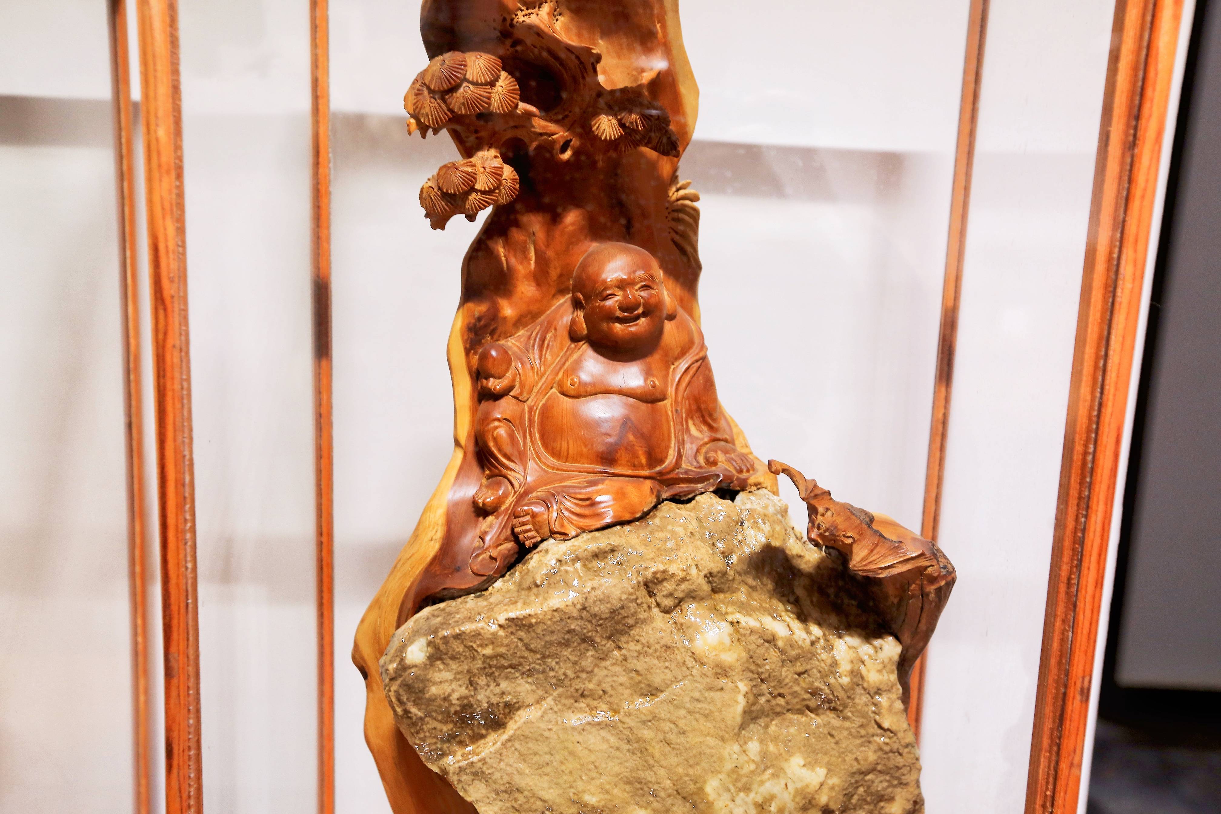 石家庄有一座木雕艺术馆,免门票,这样的非遗文化很多游客没见过5