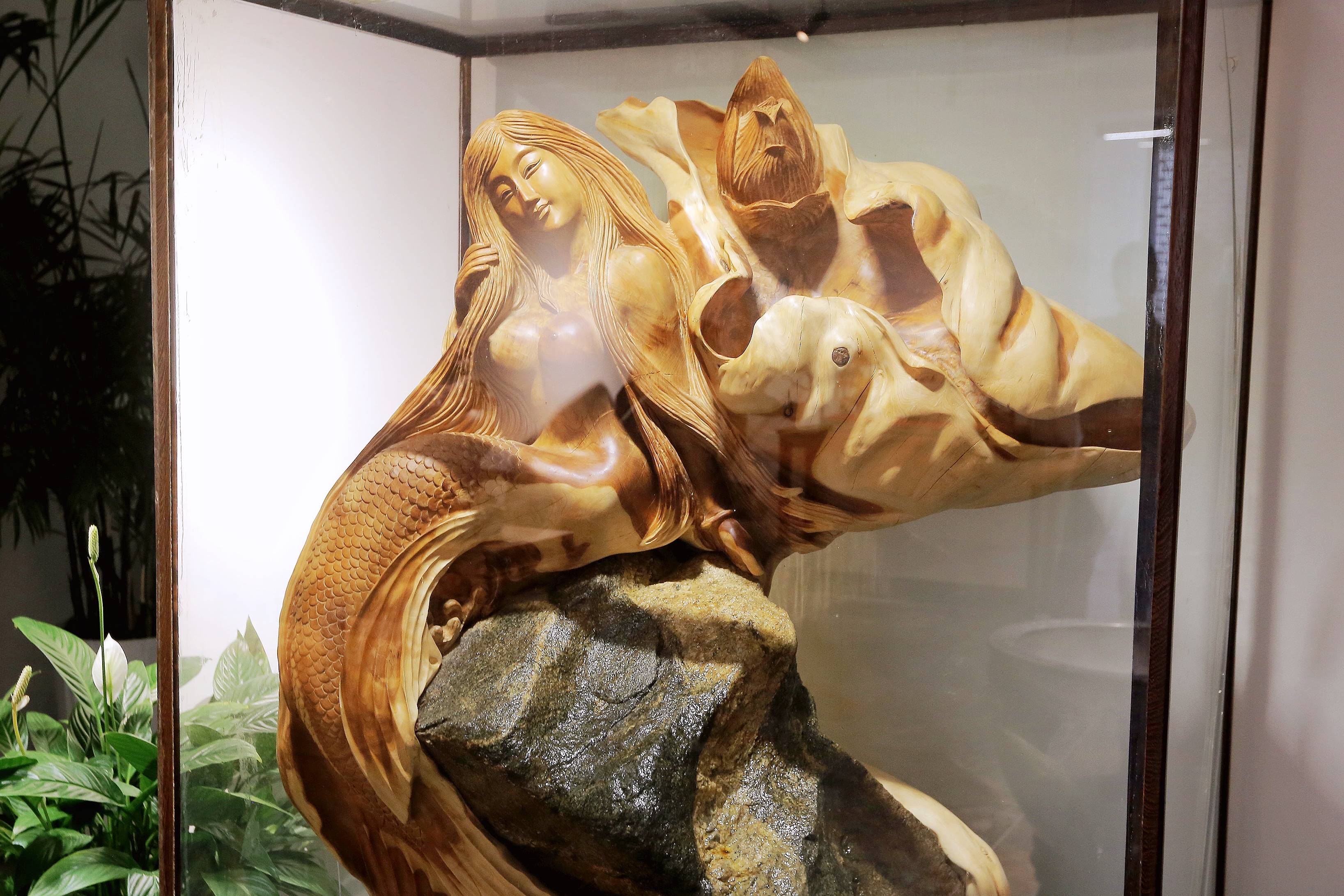 石家庄有一座木雕艺术馆,免门票,这样的非遗文化很多游客没见过8