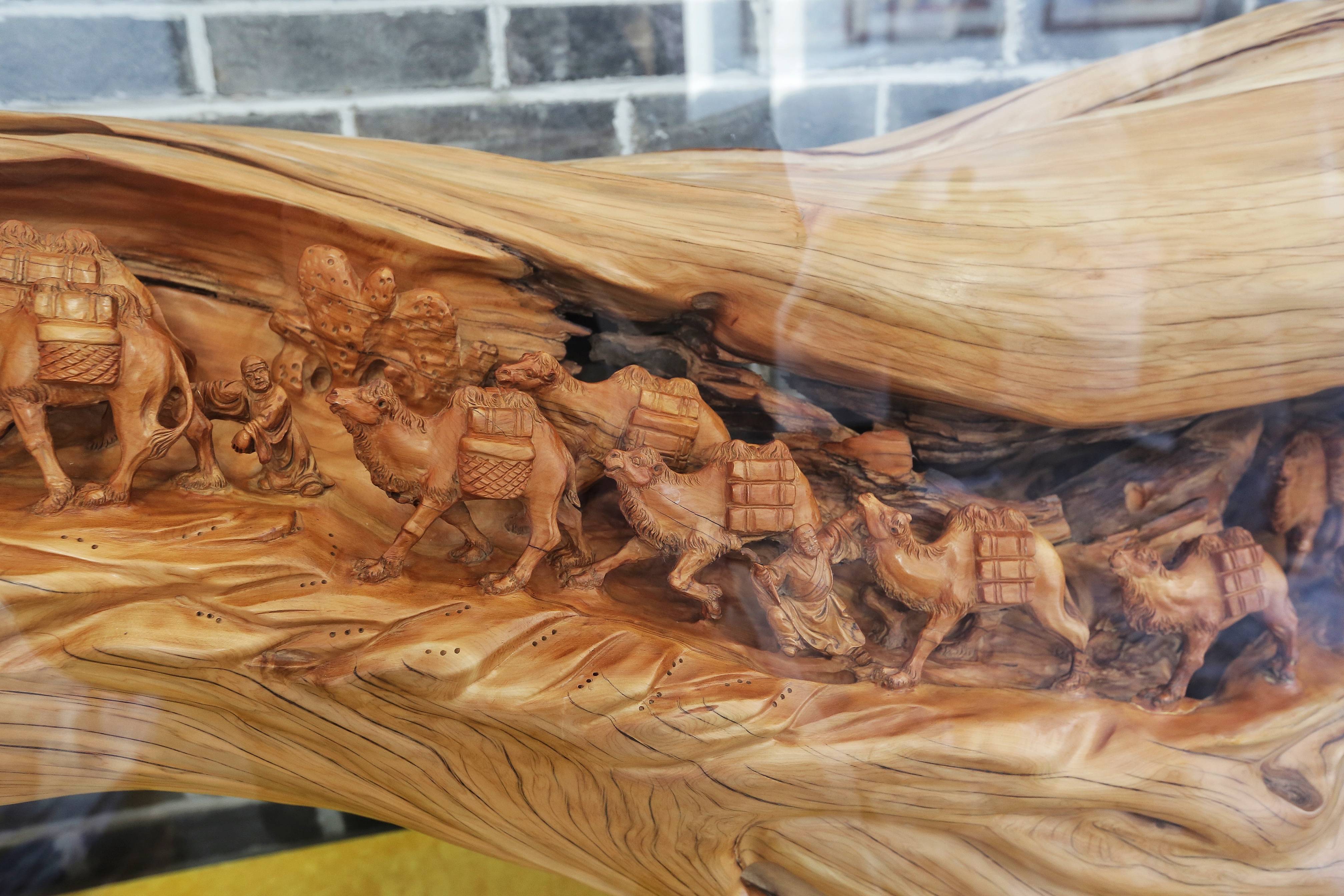 石家庄有一座木雕艺术馆,免门票,这样的非遗文化很多游客没见过10