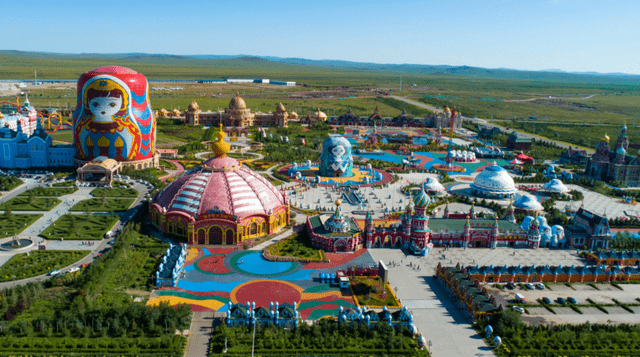 内蒙古有个奇特的广场，被列入世界吉尼斯纪录，景色优美让人沉醉5