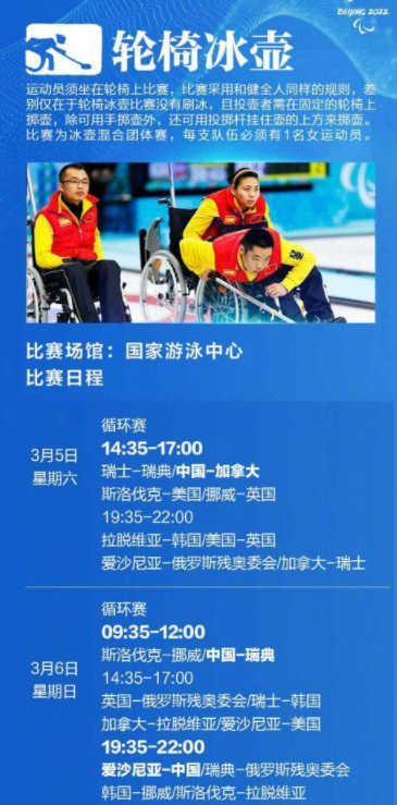 北京冬残奥会赛程表出炉 96名中国选手将亮相4