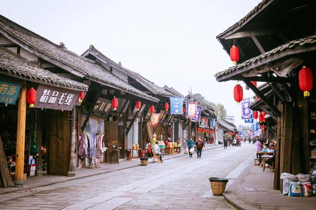 元通古镇,成都周边千年古镇,感觉时光在这里放慢了速度5