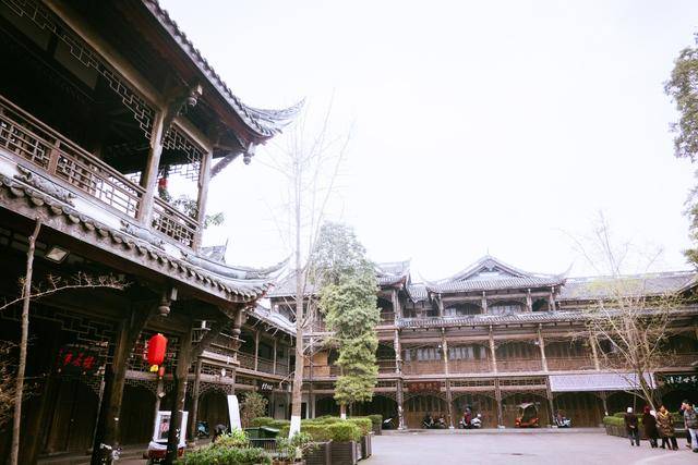 元通古镇,成都周边千年古镇,感觉时光在这里放慢了速度6