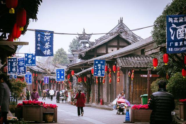 元通古镇,成都周边千年古镇,感觉时光在这里放慢了速度12