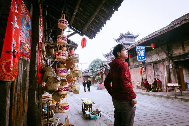 元通古镇,成都周边千年古镇,感觉时光在这里放慢了速度14