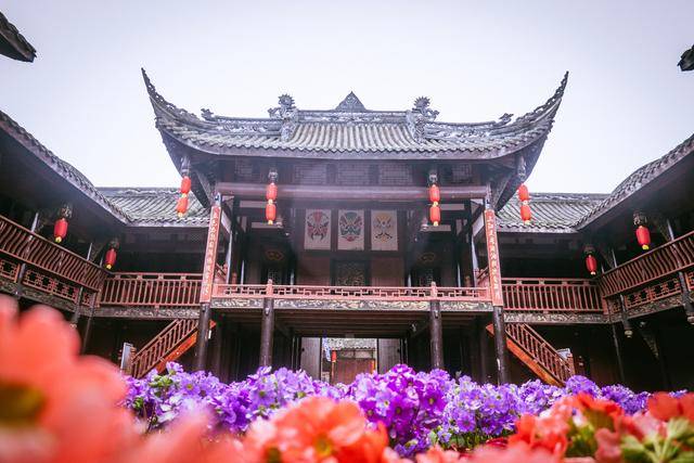 元通古镇,成都周边千年古镇,感觉时光在这里放慢了速度24