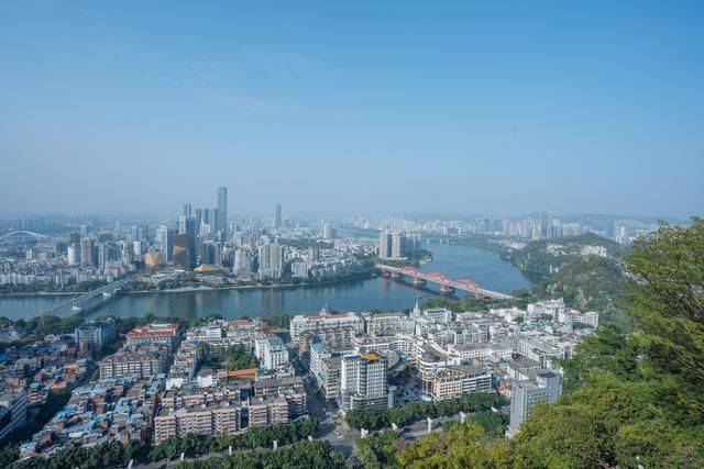 马鞍山，俯瞰城市美景，柳州约会最佳去处7