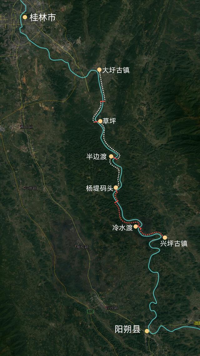 漓江徒步最美路线推荐2