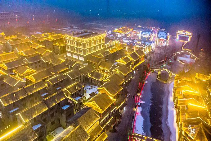 原创 石家庄有一座建于2021年的龙泉古镇,先后三次开业,却鲜有游客15