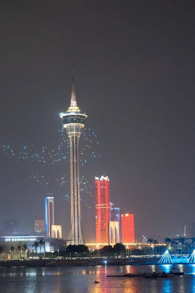 这就是赛博朋克!看过澳门无人机方阵,刷新了我对夜空表演的印象14