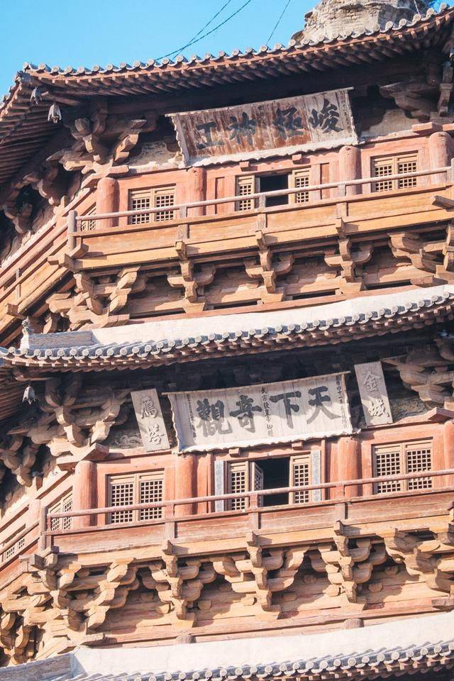 没有一颗钉子，全靠卯棒结构支撑了千年，具备54种斗拱的应县木塔10
