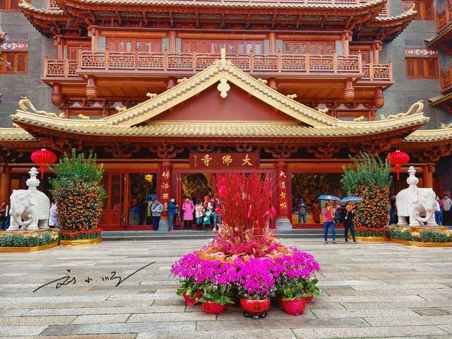 原创 外地人留在广州过年是什么感觉?初一早起去拜佛,充满浓浓的年味4