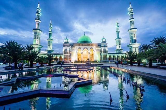 沙甸清真大寺,气势磅礴,仿佛来到了外国19