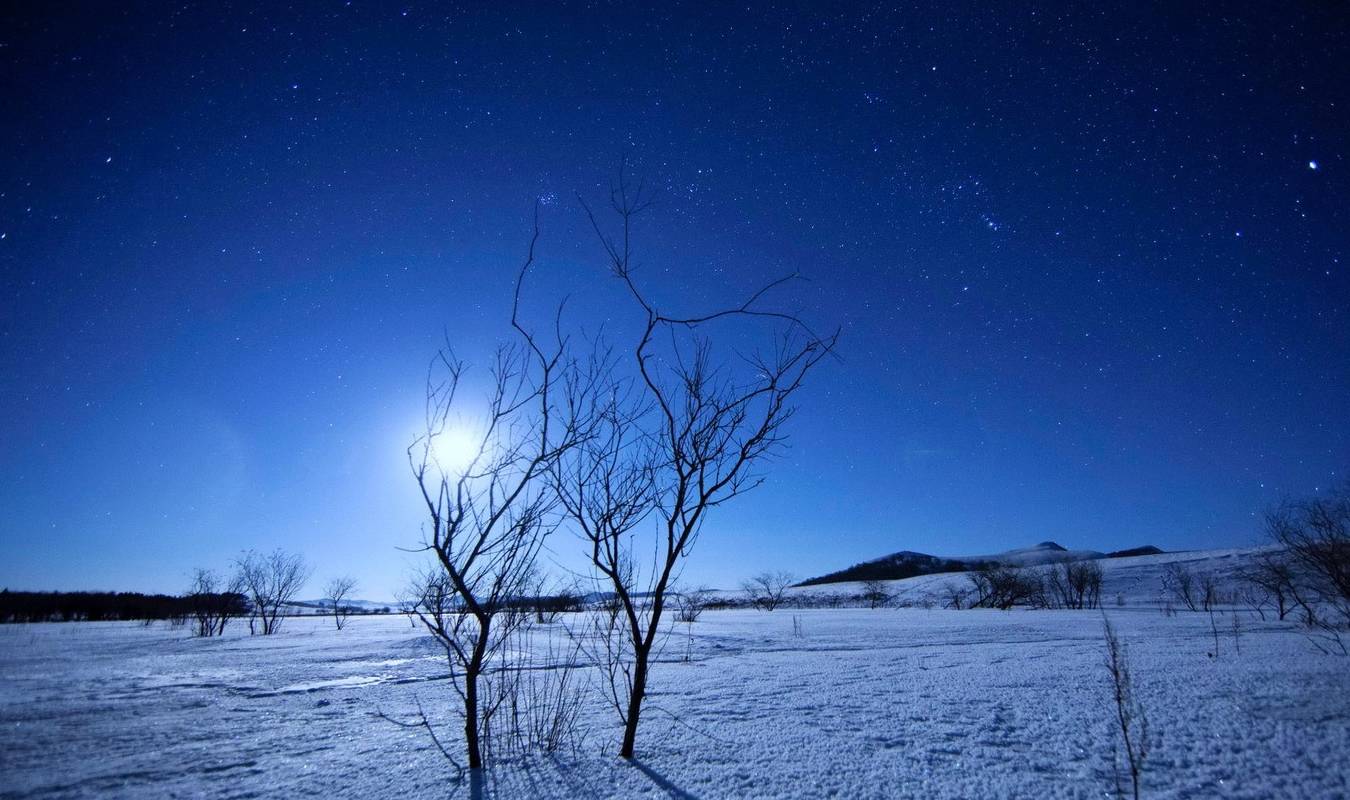 原创 -30℃的坝上草原星空太美，自驾游客太大意，差点有去无回8