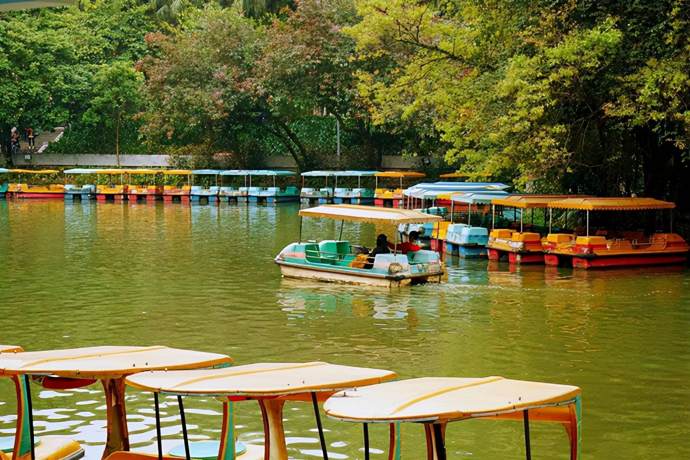 原创 广州越秀公园,园中人文古迹众多,这里有“羊城”的标志建筑2