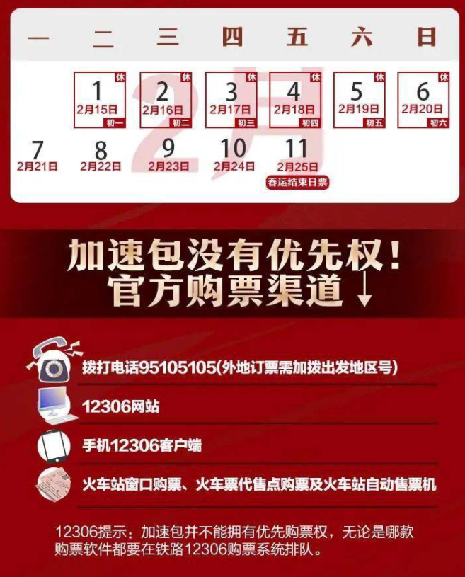 2022春运火车票开售时间表 这份攻略请收好3
