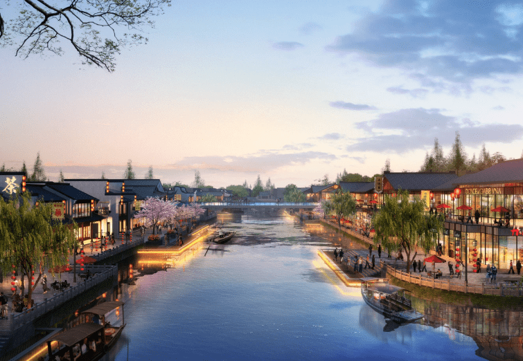 原创 湖北又一座假古镇走红,耗资80亿占地千余亩,未来将于唐城对标4