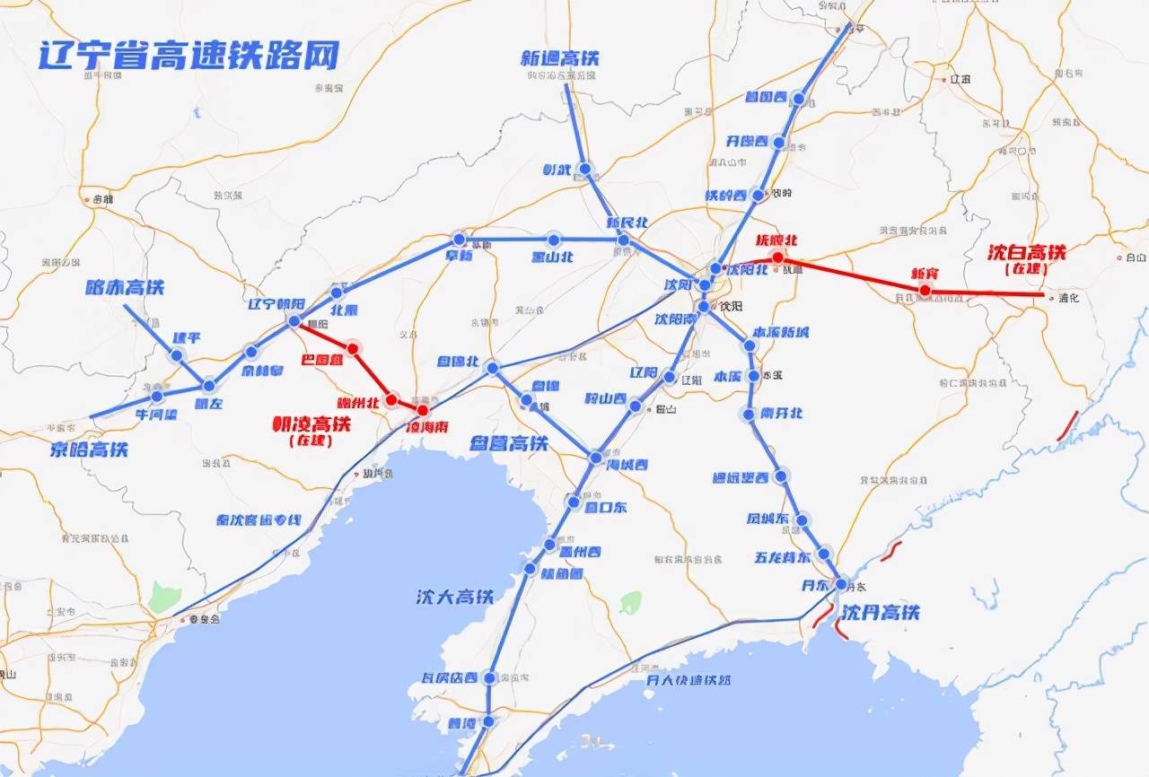东北正在建设的几条新铁路,沿途的小城有福了,快看看经过你家吗4