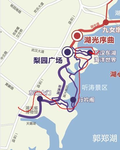 武汉东湖绿道骑行方案攻略 8大路线长的短的任你选择7