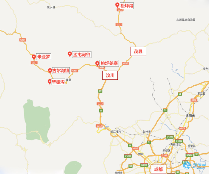 毕棚沟自驾游攻略 附最佳路线1