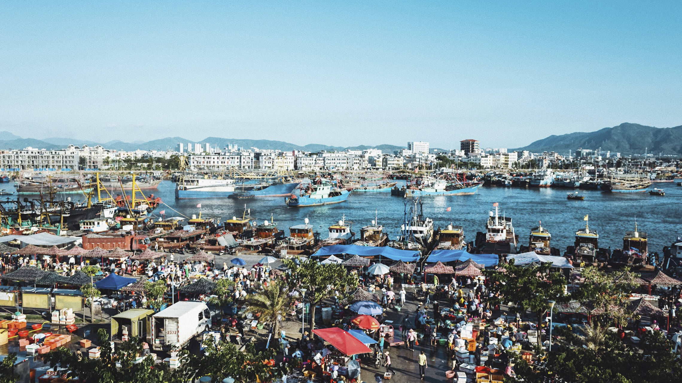 三亚崖州中心渔港,我国最南端规模最大渔港,海鲜种类超多超便宜2