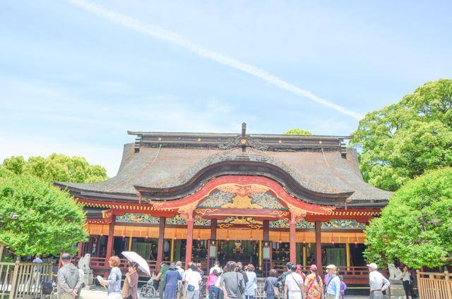 来福冈一定要去一次太宰府,古木参天,建筑太美了4