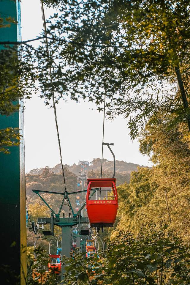 原创 无锡锡惠索道，惠山最高峰海拔达到三百多米，游客可以自由下山2