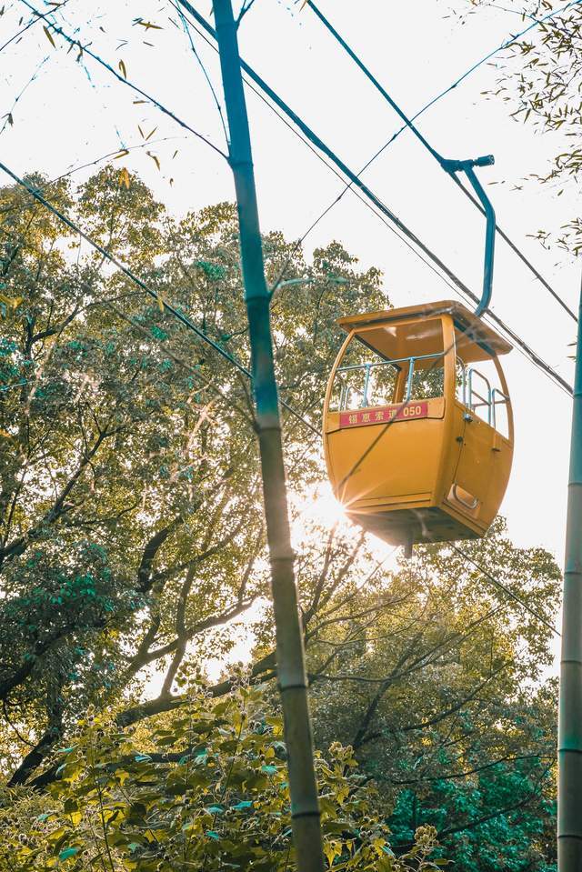原创 无锡锡惠索道，惠山最高峰海拔达到三百多米，游客可以自由下山5