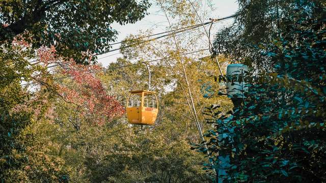 原创 无锡锡惠索道，惠山最高峰海拔达到三百多米，游客可以自由下山6
