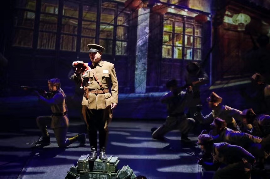 阔别132天 《12·12》西安事变实景影画剧重新亮相4