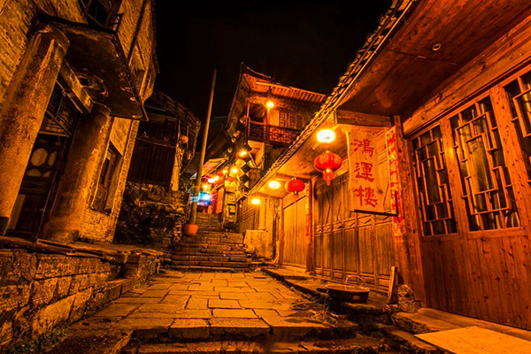 芙蓉镇夜景游记4